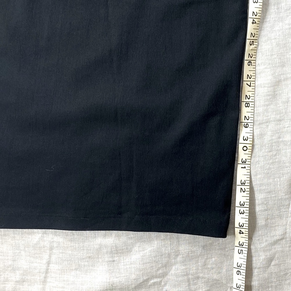 NWOT Zara Asymmetric Little Black Dress Midi Cut Out Waist Feminine Cocktail S - Picture 4 of 11
